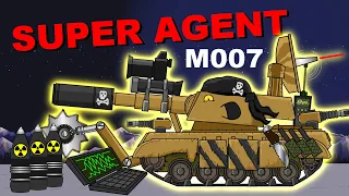 "Special Agent M007" Cartoons about tanks