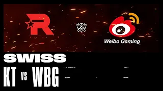 KT vs. WBG - Game 1 | Swiss Stage | 2023 Worlds | KT Rolster vs Weibo Gaming (2023)