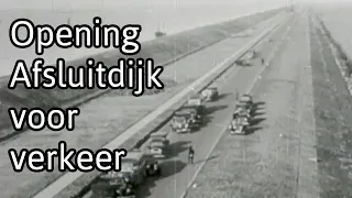 Opening Afsluitdijk voor het verkeer (1933)