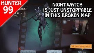 Night Watch is so broken in this map - Hunter Rank #99 (Identity v)