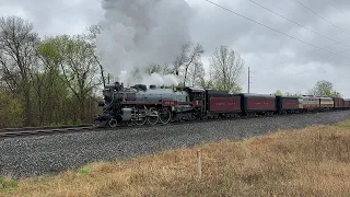 The Empress: CP 2816 Steam Train Departs Buffalo, Minnesota on The Final Spike Tour (5/2/24)