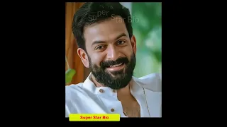 Evolution OF South Indian Actor Prithviraj Sukumaran #movie #bollywood #celebritybiography