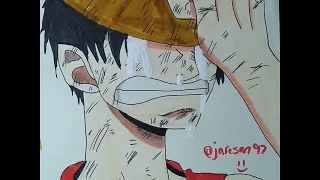 Speed Drawing Luffy (1)