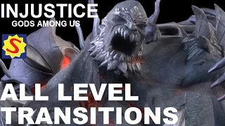 Injustice: Gods Among Us - All Stage/Level Transitions