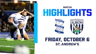 Baggies' unbeaten run comes to an end at Blues | Birmingham City 3-1 Albion | MATCH HIGHLIGHTS