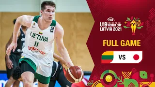 Lithuania v Japan | Full Game - FIBA U19 Basketball World Cup 2021