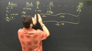 Acceleration Equations 1 Object Catching up to Another Sample Problem