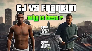 CJ vs Franklin - Who is Best ? - [GTA V vs GTA San Andreas]