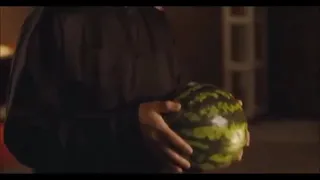 Steven Seagal attacks an innocent watermelon - Shadow Man (2006)