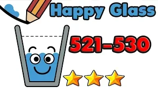 Happy Glass - Level 521-530 (3 Stars)