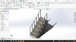 ✅How to design staircase in solidworks