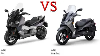 Sym Maxsym TL 508 vs Sym Citycom 300 Test specification comparison