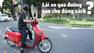 Chia sẻ kinh nghiệm chạy xe máy băng qua đường an toàn hơn