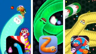 WormsZone.io vs Slither.io vs Wormate.io - Game Comparison