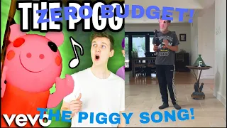 Lankybox PIGGY SONG with ZERO BUDGET!