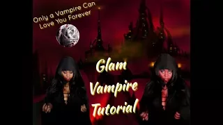 GLAM VAMPIRE HALLOWEEN MAKEUP  TUTORIAL