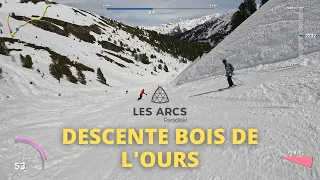 LES ARCS - WOODS OF THE BEAR DESCENT - GOPRO 4K