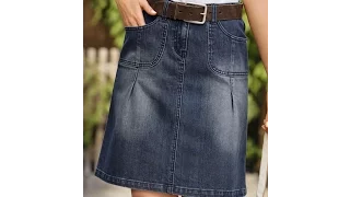 Denim skirts