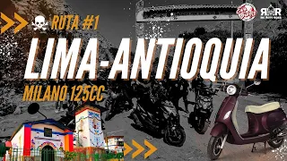 ANTIOQUIA 2023 en moto (Moto scooter MILANO 125cc - Full Day en Lima) 🛵🏔️🇵🇪