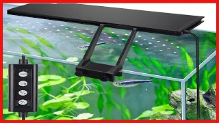 hygger Clip On 24/7 Lighting Aquarium LED Light, 14W Sunrise-Daylight-Moonlight Mode and DIY Mode