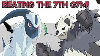 How To Beat The 7th Gym In Pokemon Brick Bronze!