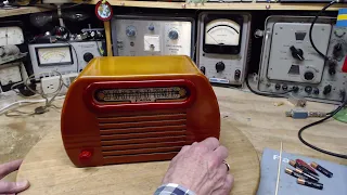 FADA Model 652 Catlin Tube Radio - Checkout and Tune Up