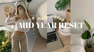 mid year reset 2023 | getting my life together w notion, cleaning, realistic goals + changing habits