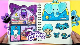 Paper diy 🌈Smiling critters × Toca boca #blindbag #howtodraw #asmr