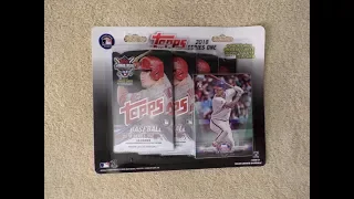 2018 Topps Series 1 Baseball - Hanger/Blister Four Pack of Baseball Cards