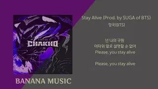 정국(BTS) - Stay Alive (Prod. by SUGA of BTS)/가사/Lyrics/1시간