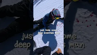 Snowboarders hard fall!