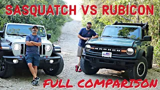 SASQUATCH VS RUBICON // Full Review - Pavement + Dirt