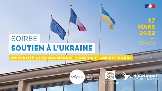 Soirée de soutien à l'Ukraine : table-ronde autour de la guerre en Ukraine, éclairages & discussions