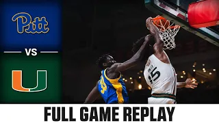 Pitt vs. Miami Full Game Replay | 2023-24 ACC Men’s Basketball