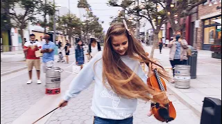 Firework - Karolina Protsenko - Violin Cover - Street Performance