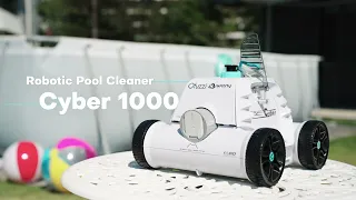 Ofuzzi Cyber 1000 Robotic Pool Cleaner | One Button to Achieve a Sparkling Clean Pool