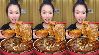 Spicy Fat Beef，Asmr Chinese Food Mukbang Eating Show