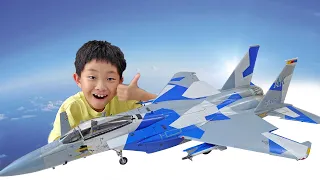 비행기 장난감 조립놀이 예준이의 전투기 장난감 만들기 Airplane Toy Assembly Aircraft