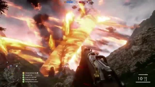 Battlefield 1 - Crazy Airship Tornado Glitch Gameplay (2016)