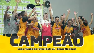 CAMPEÃO! - Magnus 8 x 3 Criciúma - SUB21 - GOLS - Final Copa Mundo do Futsal/Nacional