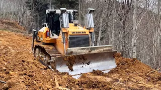 Liebherr dozerle yol tamiri #liebherr #bulldozer #caterpillar #heavyequipment #komatsu