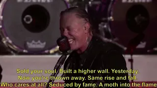 Moth Into Flame - Metallica - Live in Berlin, 2019 - Lyrics