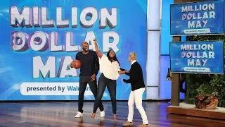 Kobe Bryant Surprises a Fan with an Assist to Win Big in Million Dollar May