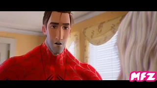 Aunt May's House fight | Spiderman : Into the spider-verse