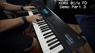 Korg 01/w FD Demo Part. 3 | No Talking |