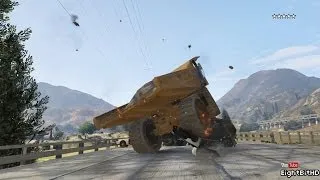 GTA 5 100 tons Super Dump Truck Rampage HD Grand Theft Auto 5