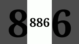 Eight Hundred and Eighty Six | Comment What is Special For You With This Number! #shorts