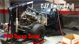 Engine and Drivetrain Removal | Jeep CJ7 Build Part 2