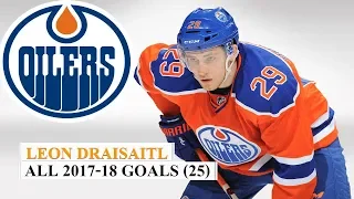 Leon Draisaitl (#29) All 25 Goals of the 2017-18 NHL Season