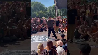 He is just a break dance maniac wait for it #bboy Shaymin crazy french dancer #sziget festival